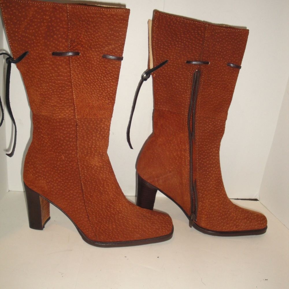 FASHION SUEDE BOOT WOMENS SHOE SIZE 6